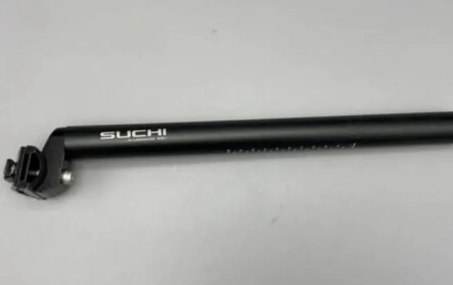 Bicycle Seatpost - Black, 31.6 * 350mm, Aluminum Alloy