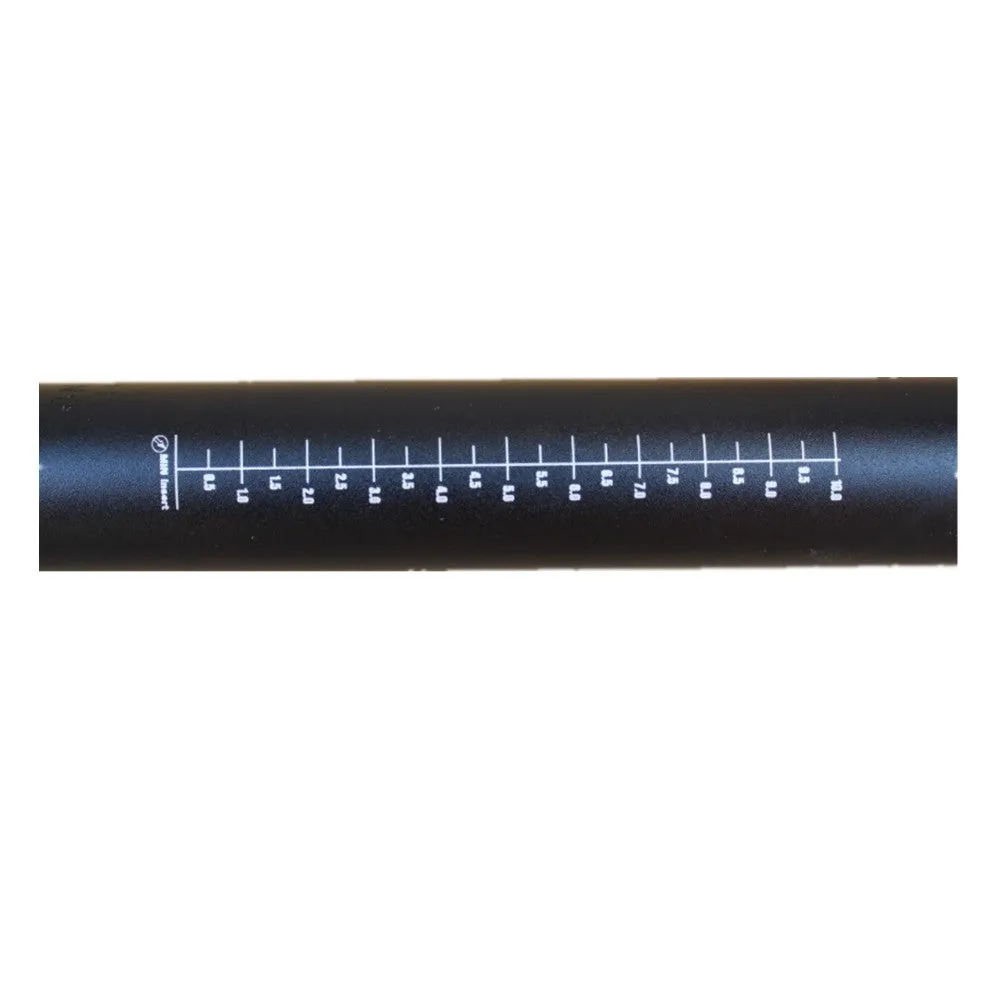 Bicycle Seatpost - Black, 31.6 * 350mm, Aluminum Alloy