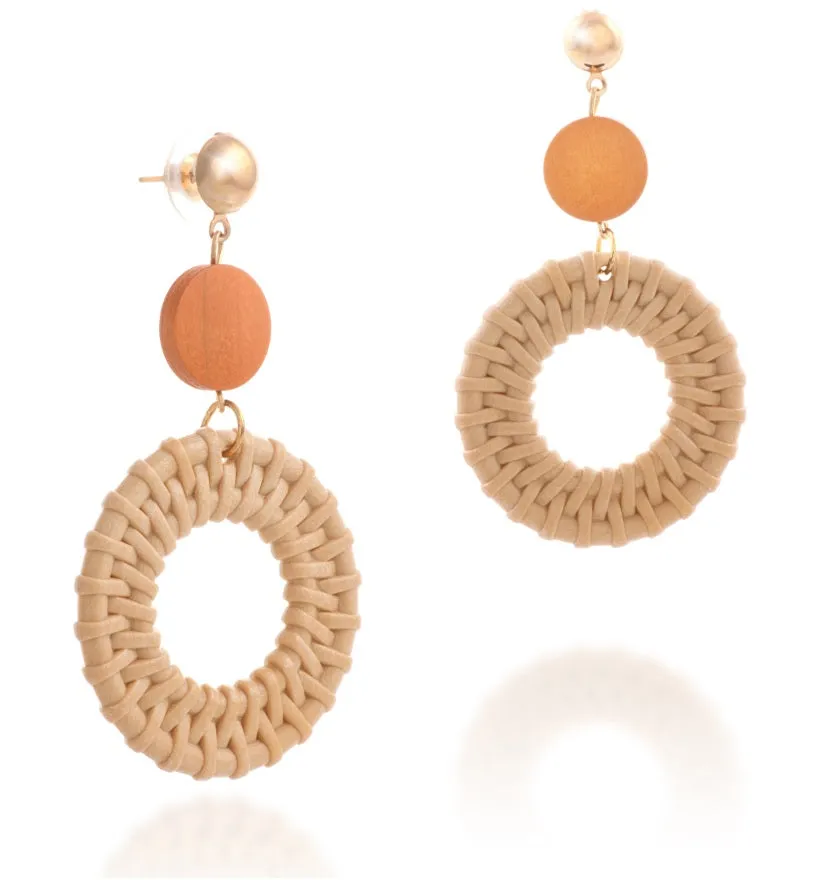 Bijoux Resin Woven Motif Earrings – Maestro Hennessy ®