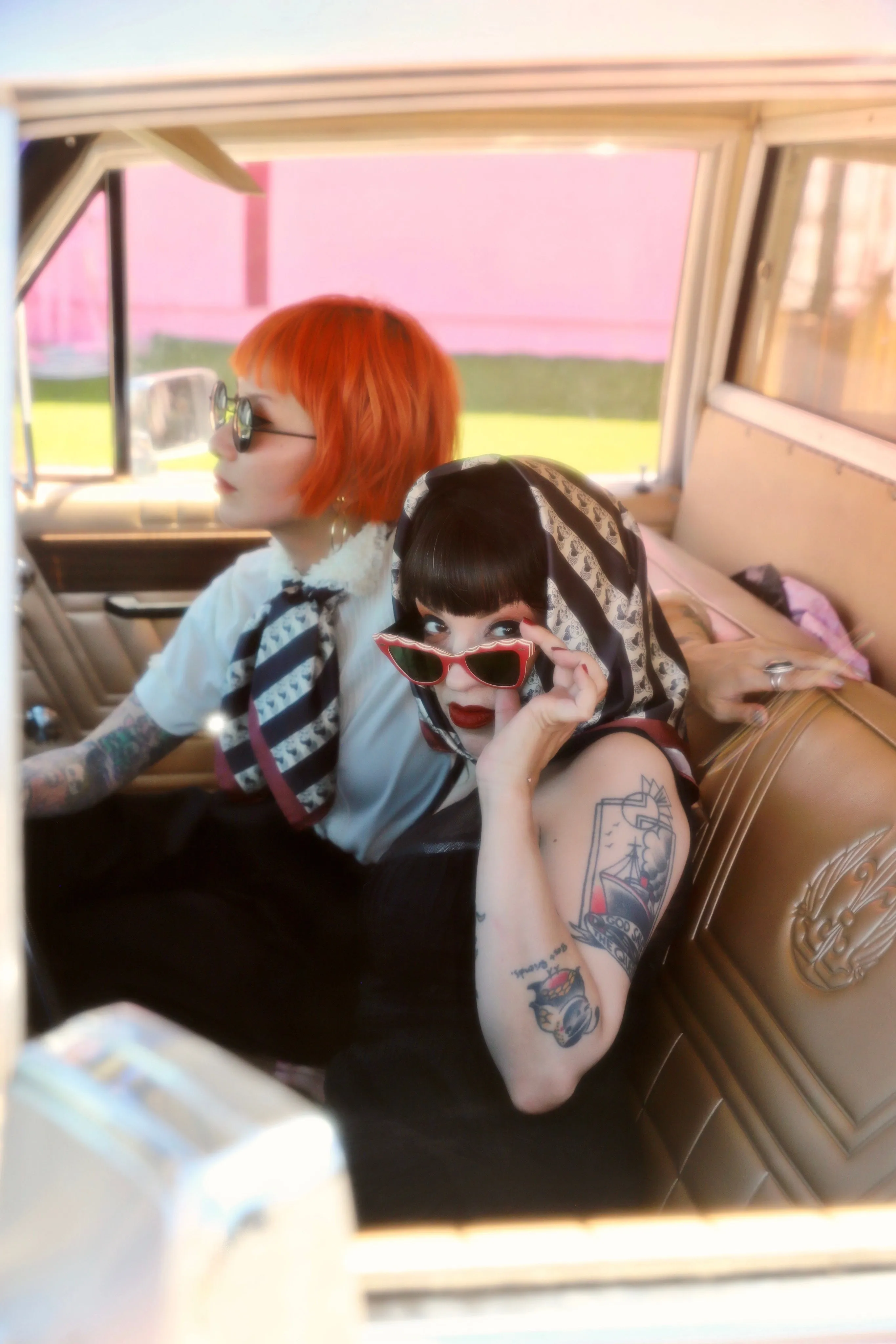 BITTER SQUEAKS X MISS LADYBUG CA COLLAB SCARF