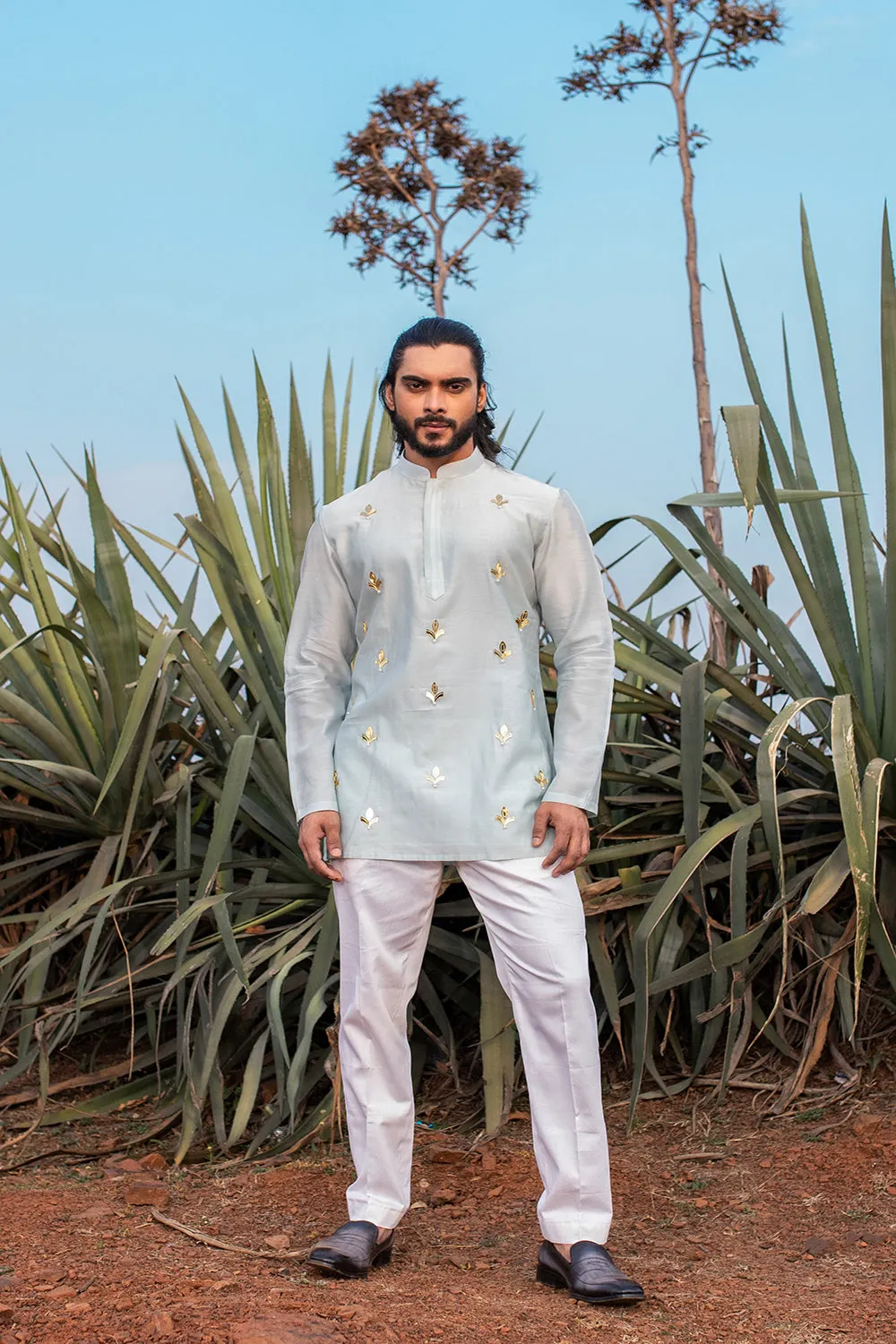 Blue Paradise Short Kurta Sets