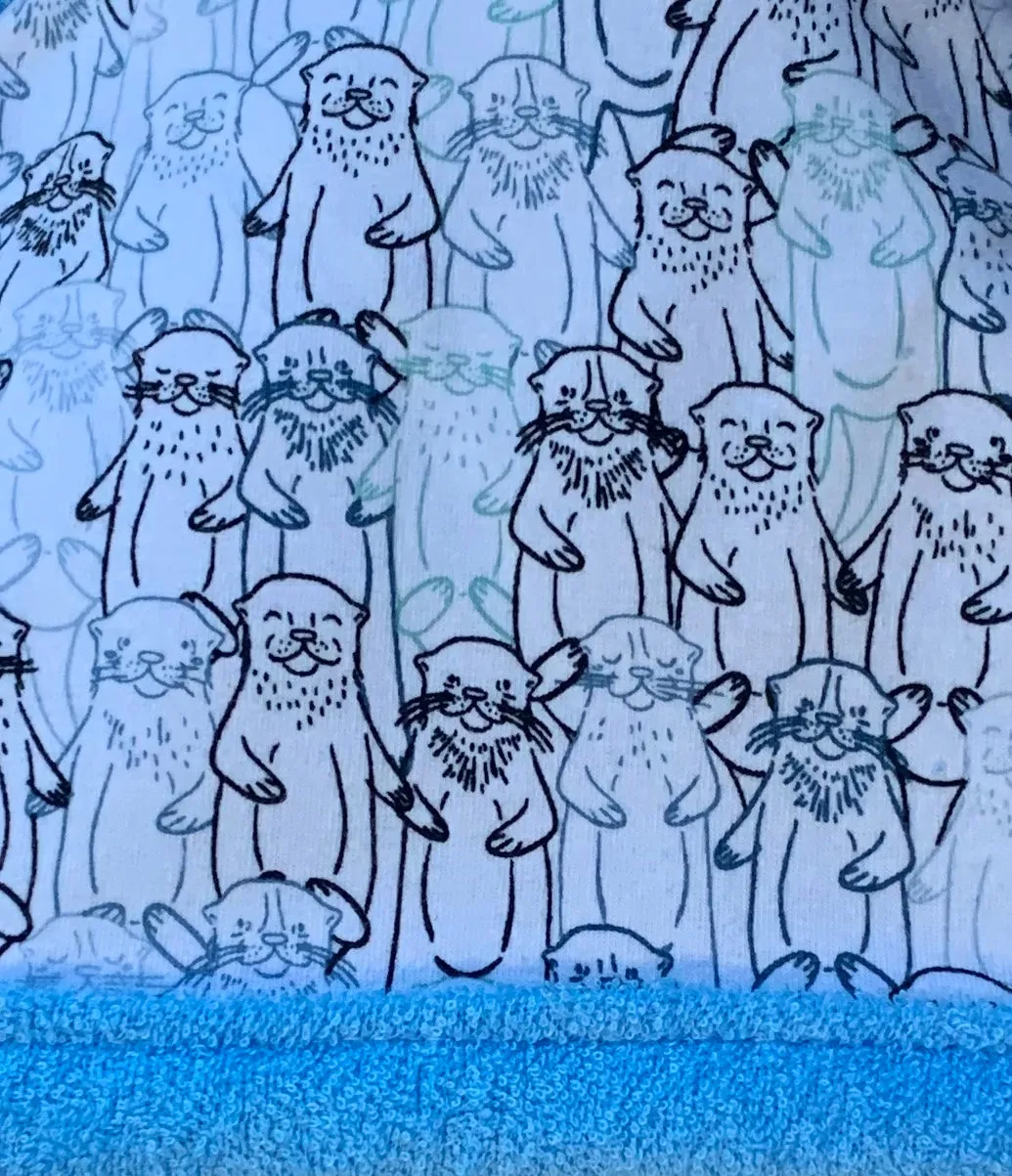 Blue Terry Baby Towel