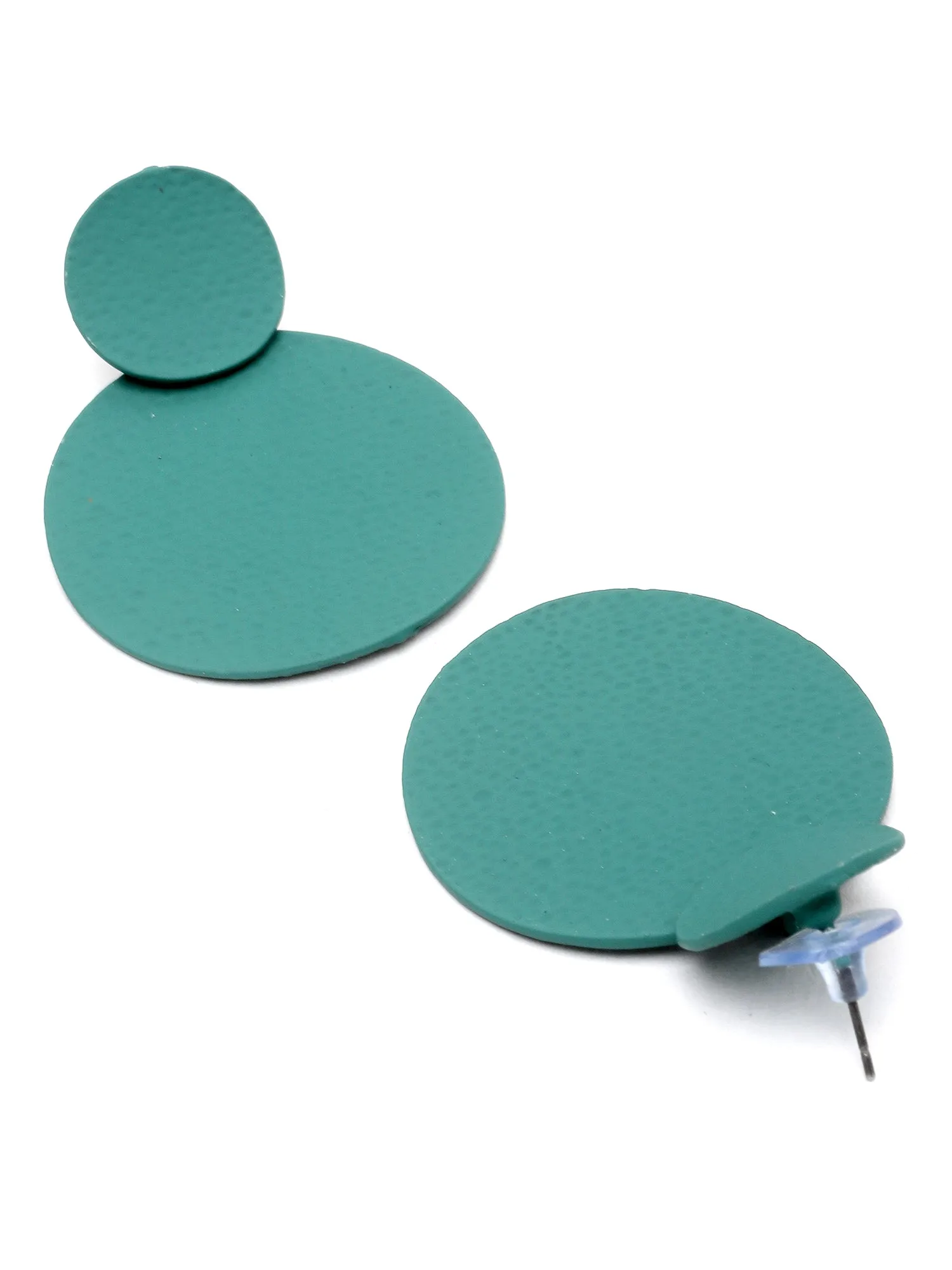 Bohey by KARATCART Teal Dangler Earrings for Women