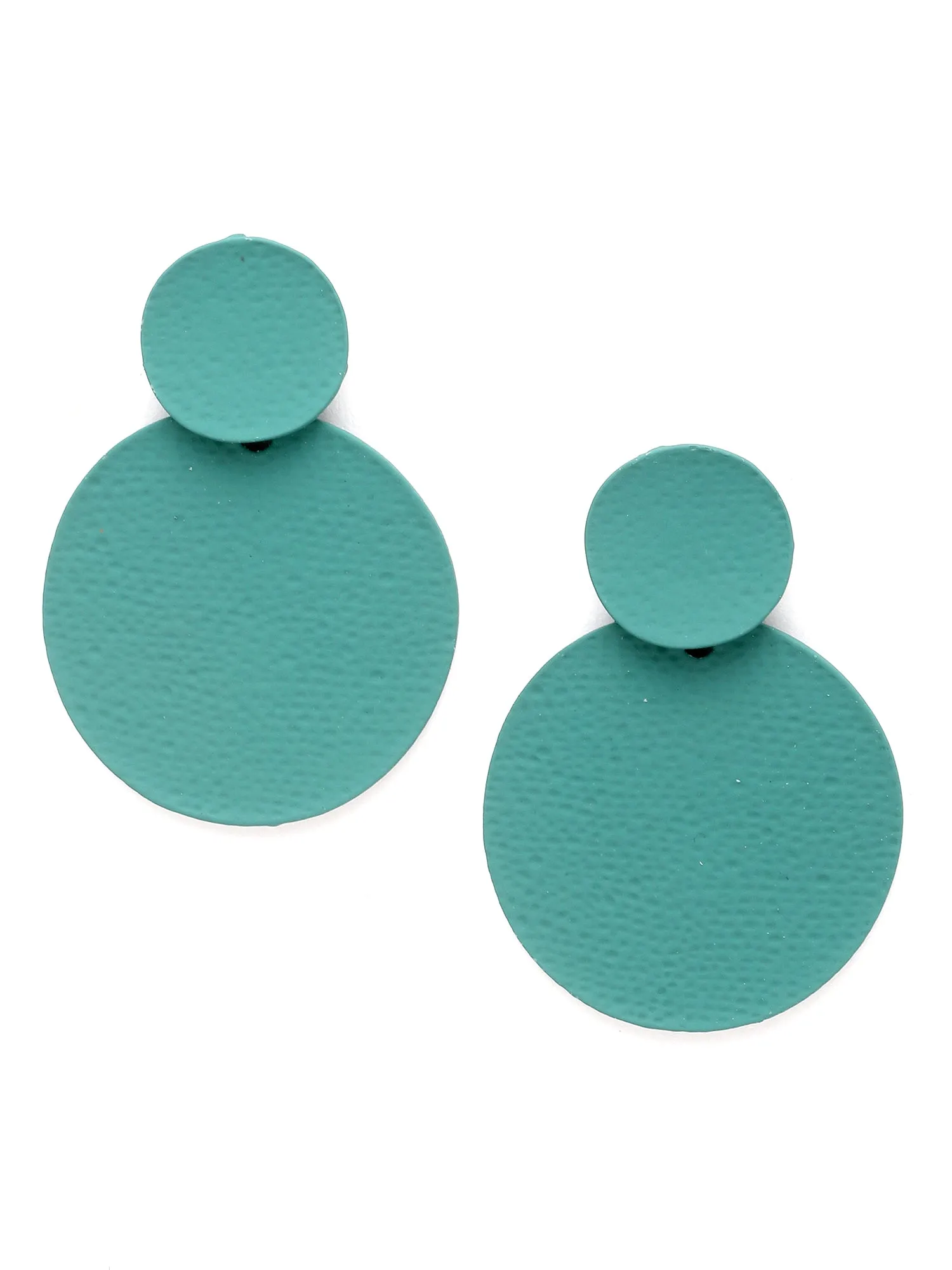 Bohey by KARATCART Teal Dangler Earrings for Women