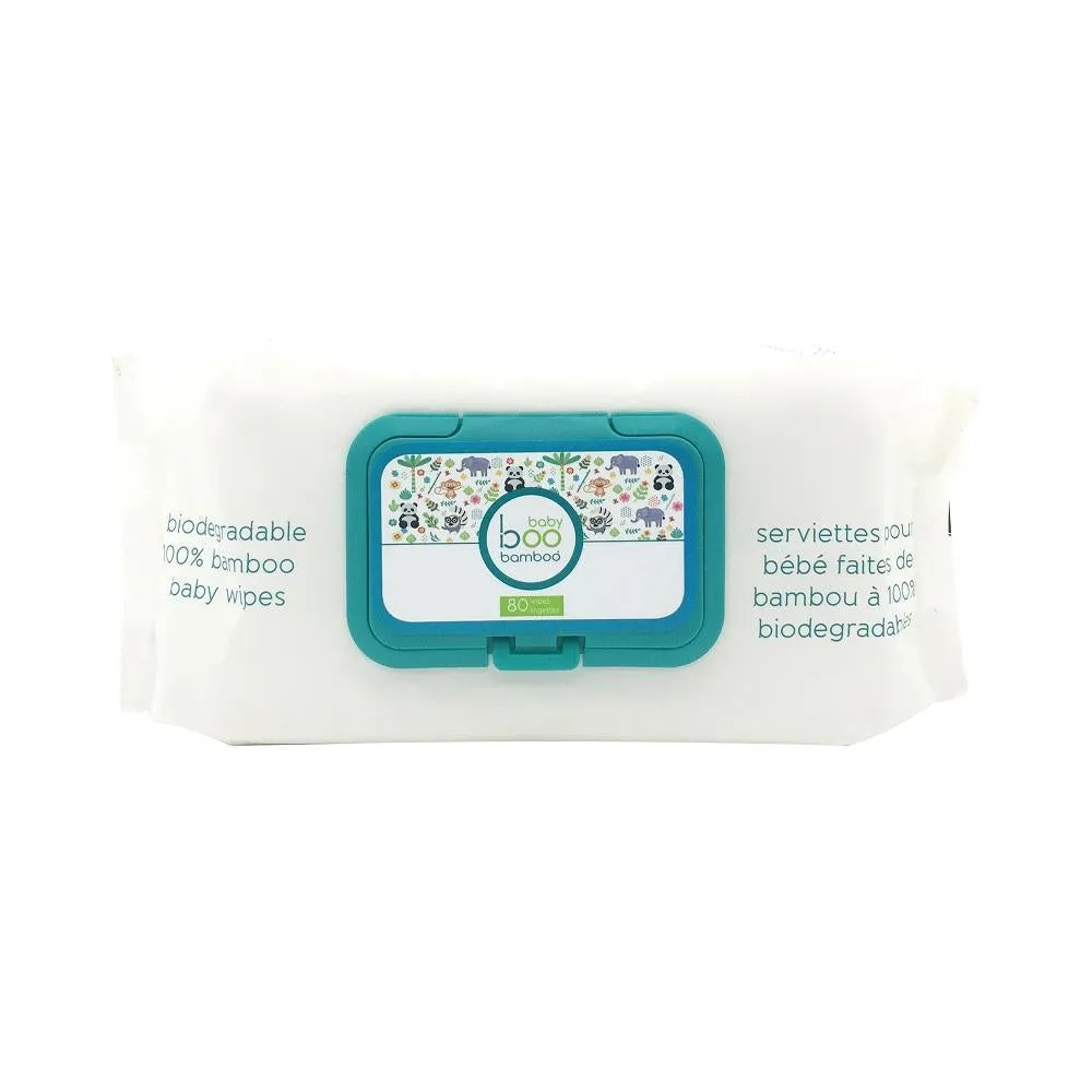 Boo Bamboo Baby Wipes (80 Count)