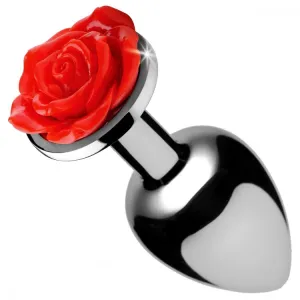 Booty Sparks Small Red Rose Anal Plug
