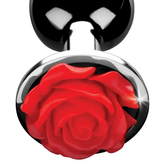 Booty Sparks Small Red Rose Anal Plug