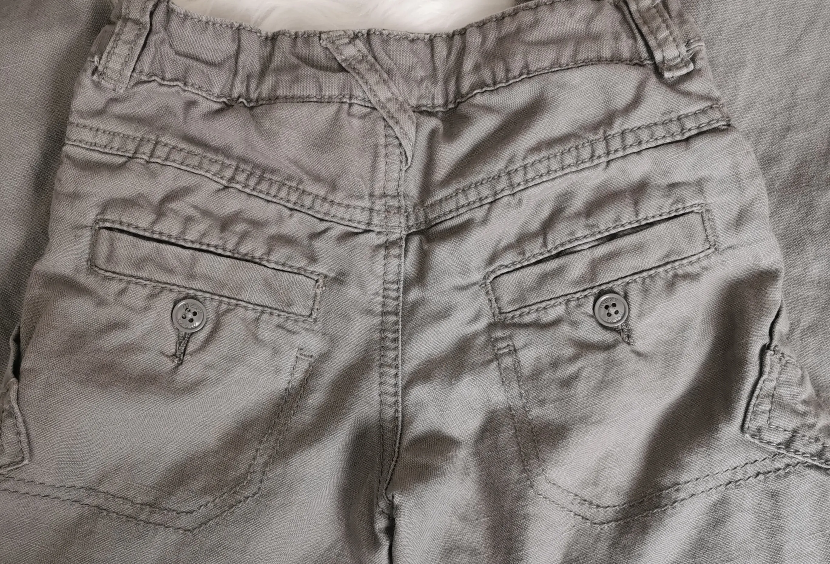 BOY SIZE 5 YEARS - MEXX Kids, Warm & Soft Fall Pants, Linen / Cotton EUC B49