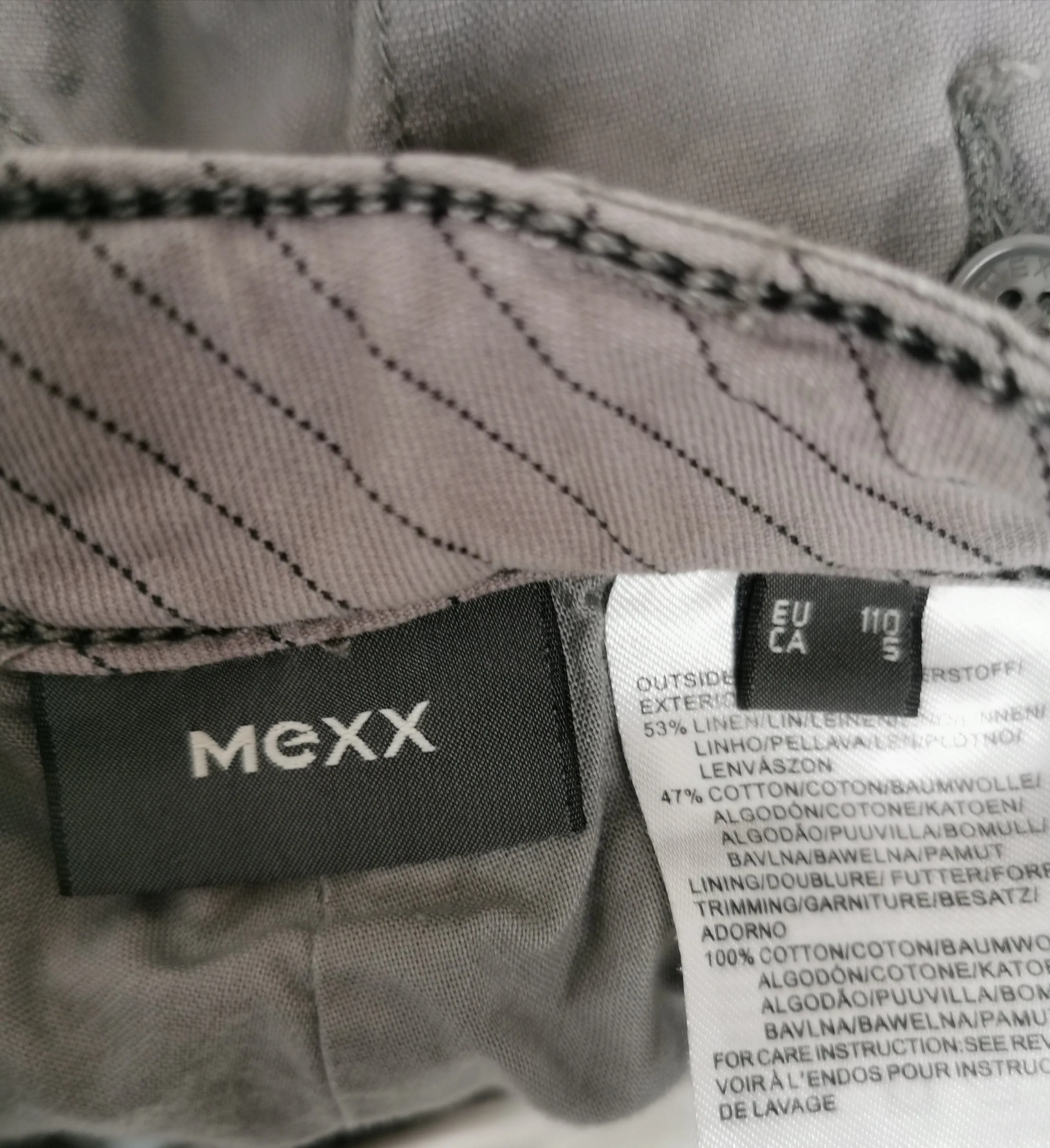 BOY SIZE 5 YEARS - MEXX Kids, Warm & Soft Fall Pants, Linen / Cotton EUC B49