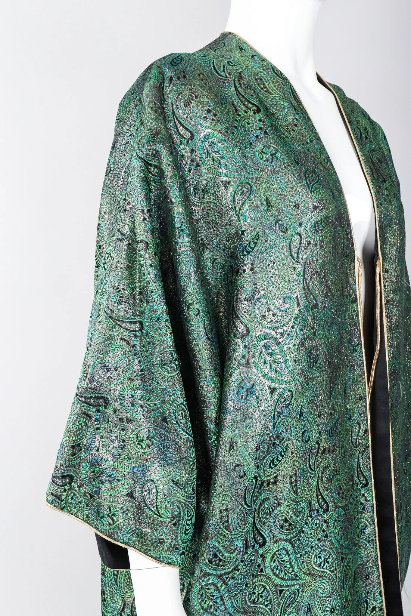 Brocade Cocoon Coat