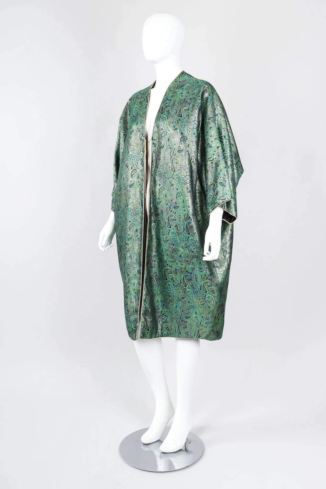 Brocade Cocoon Coat