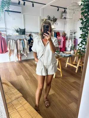 Bronte Linen Shirt Natural