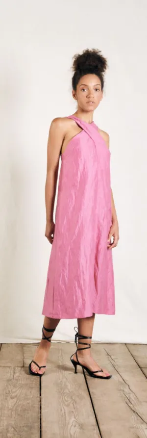 B.yu Fuschia Crossover Dress