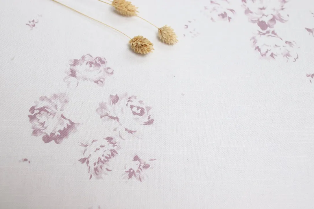 Camille Vintage lilac on Linen