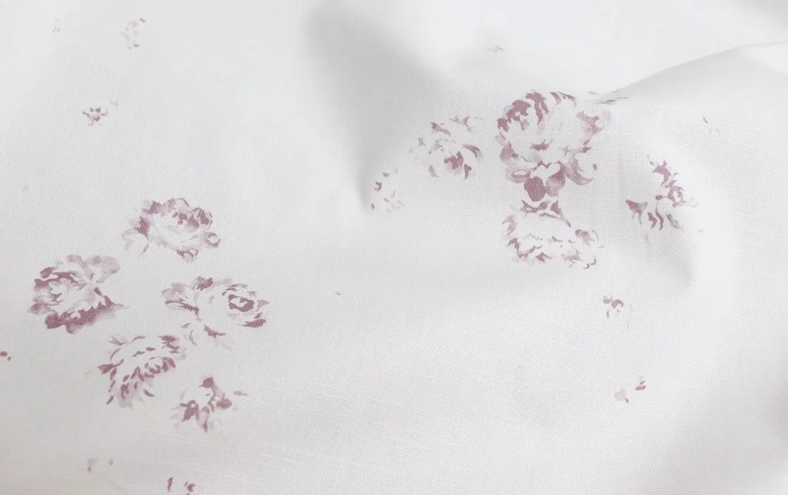 Camille Vintage lilac on Linen