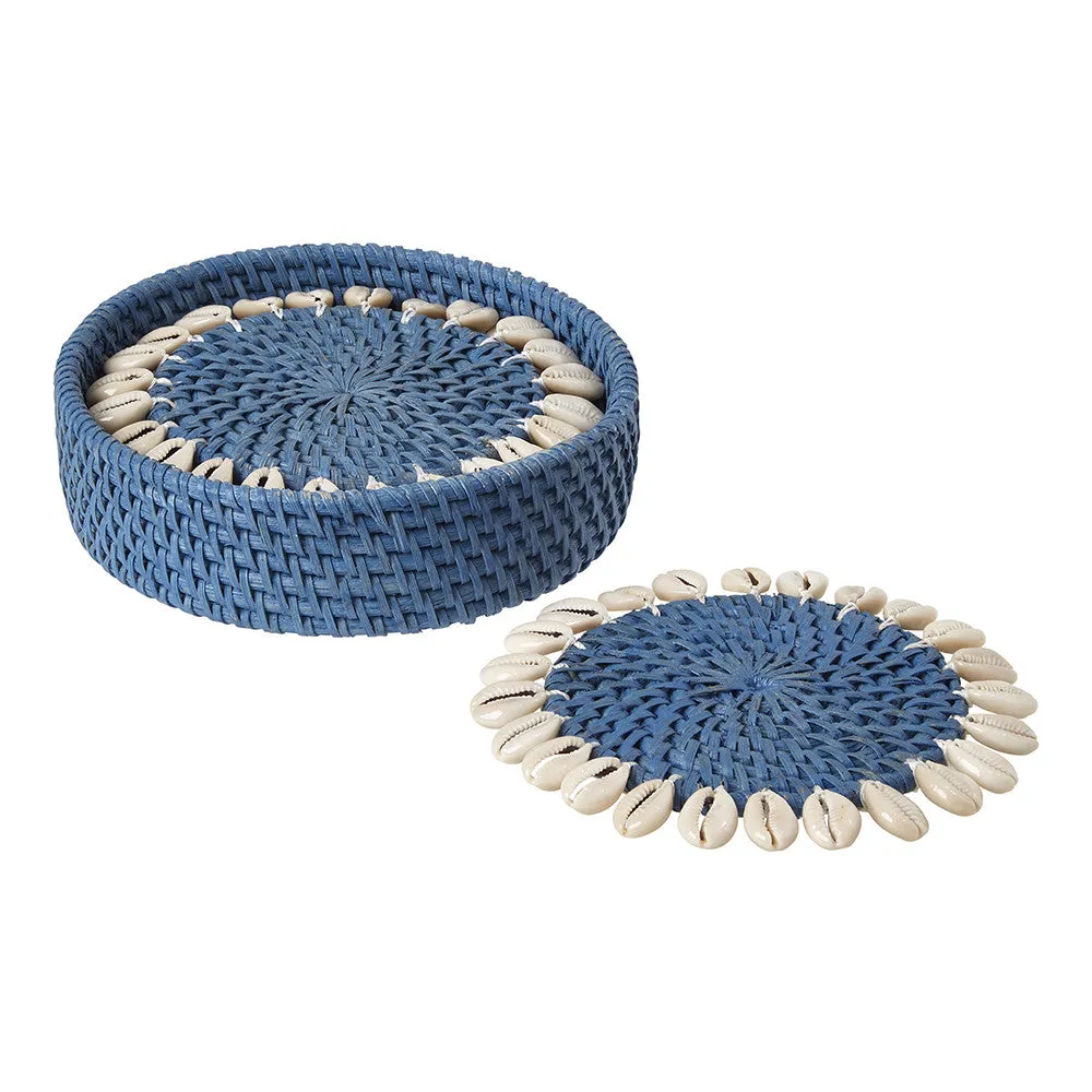 Capiz Coasters, S/4