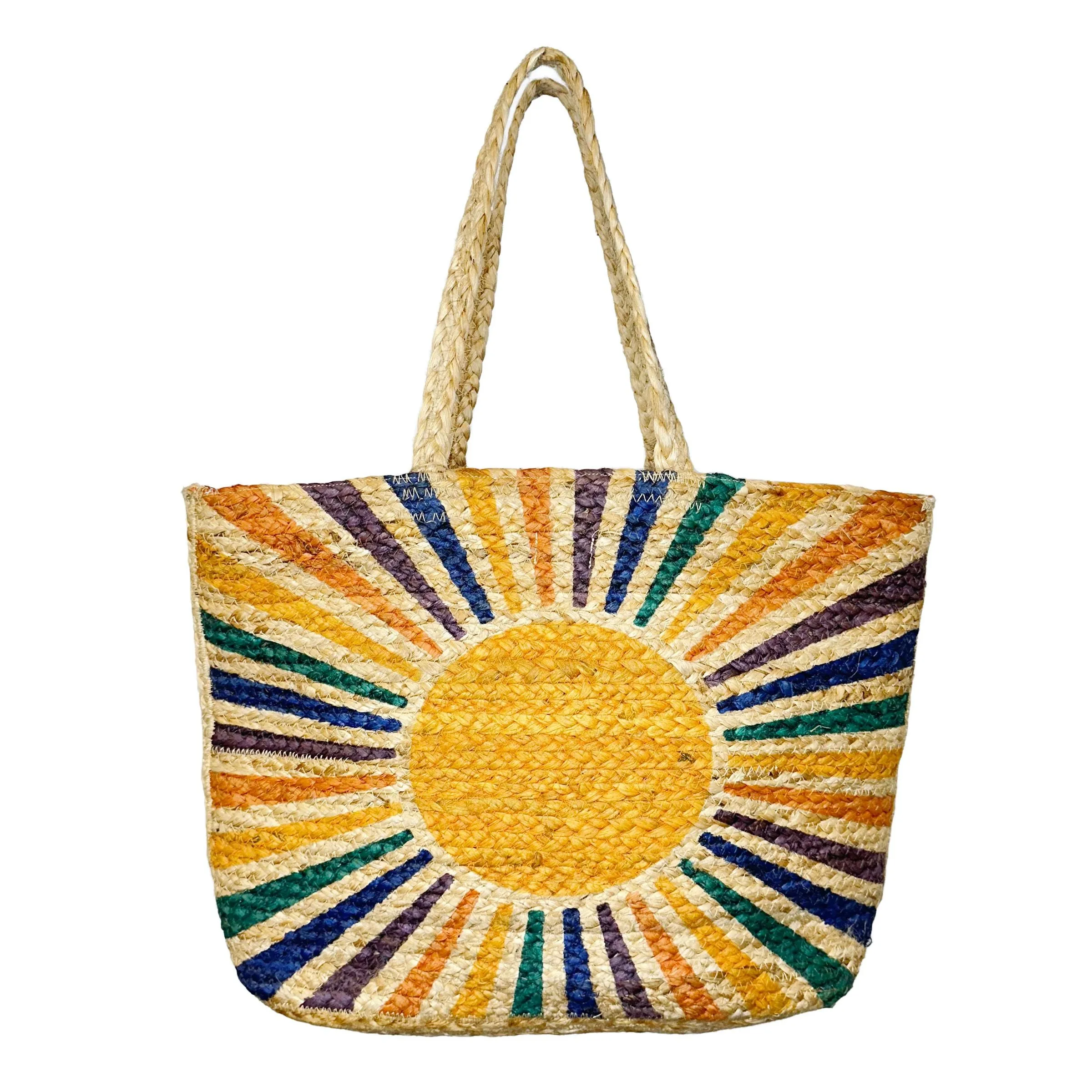 Capri Sunshine Jute Tote