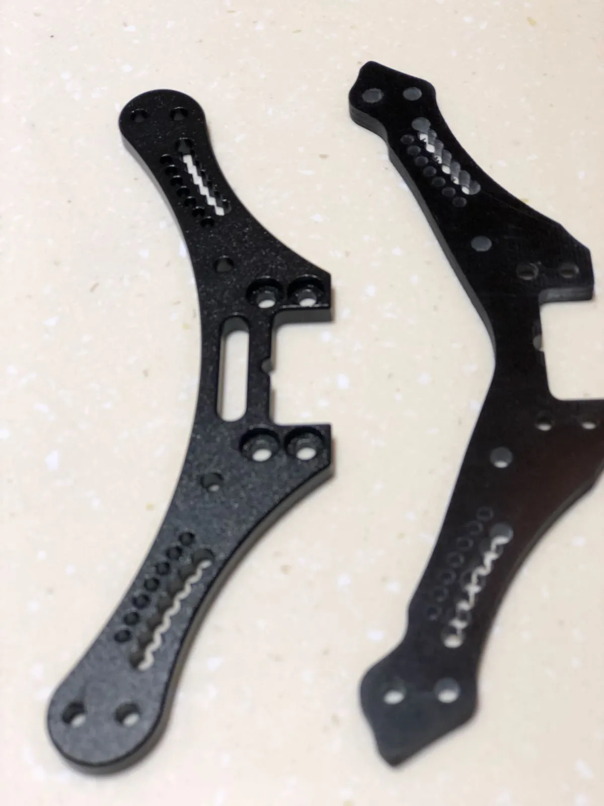 Carbon Fiber Upgrade CNC Option Parts Kit with Metal Servo Mounts for 3Racing Sakura 2017 Version D4 1/10 RC Drift Car