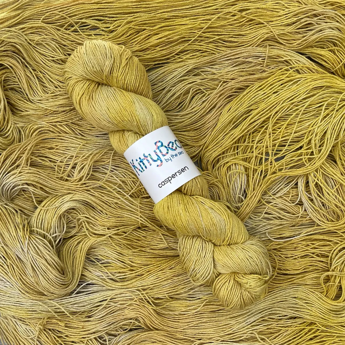 Caspersen: Organic Cotton Linen Yarn | Hand-Dyed Skeins | KittyBea by the Sea