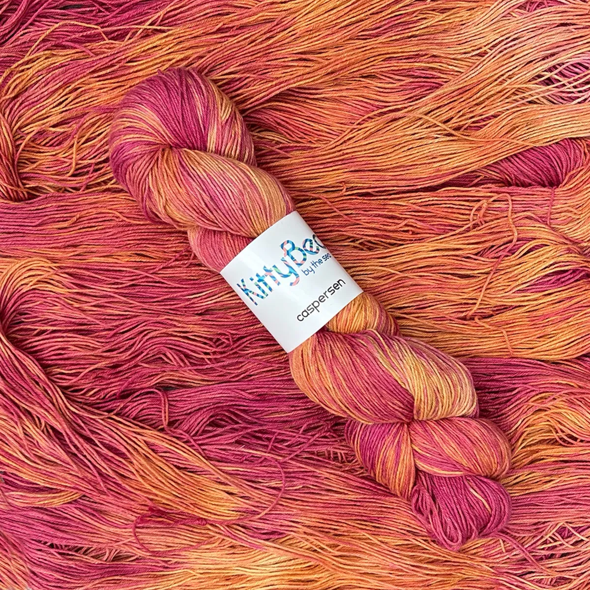 Caspersen: Organic Cotton Linen Yarn | Hand-Dyed Skeins | KittyBea by the Sea