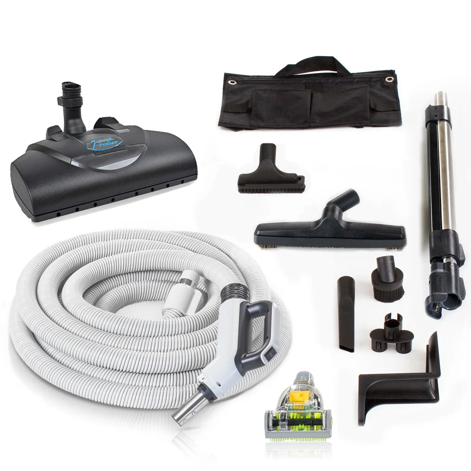 Central Vacuum Unit w/ Powerful 2 Speed Motor, Prolux Hose Kit, and 25 Year Warranty by Prolux