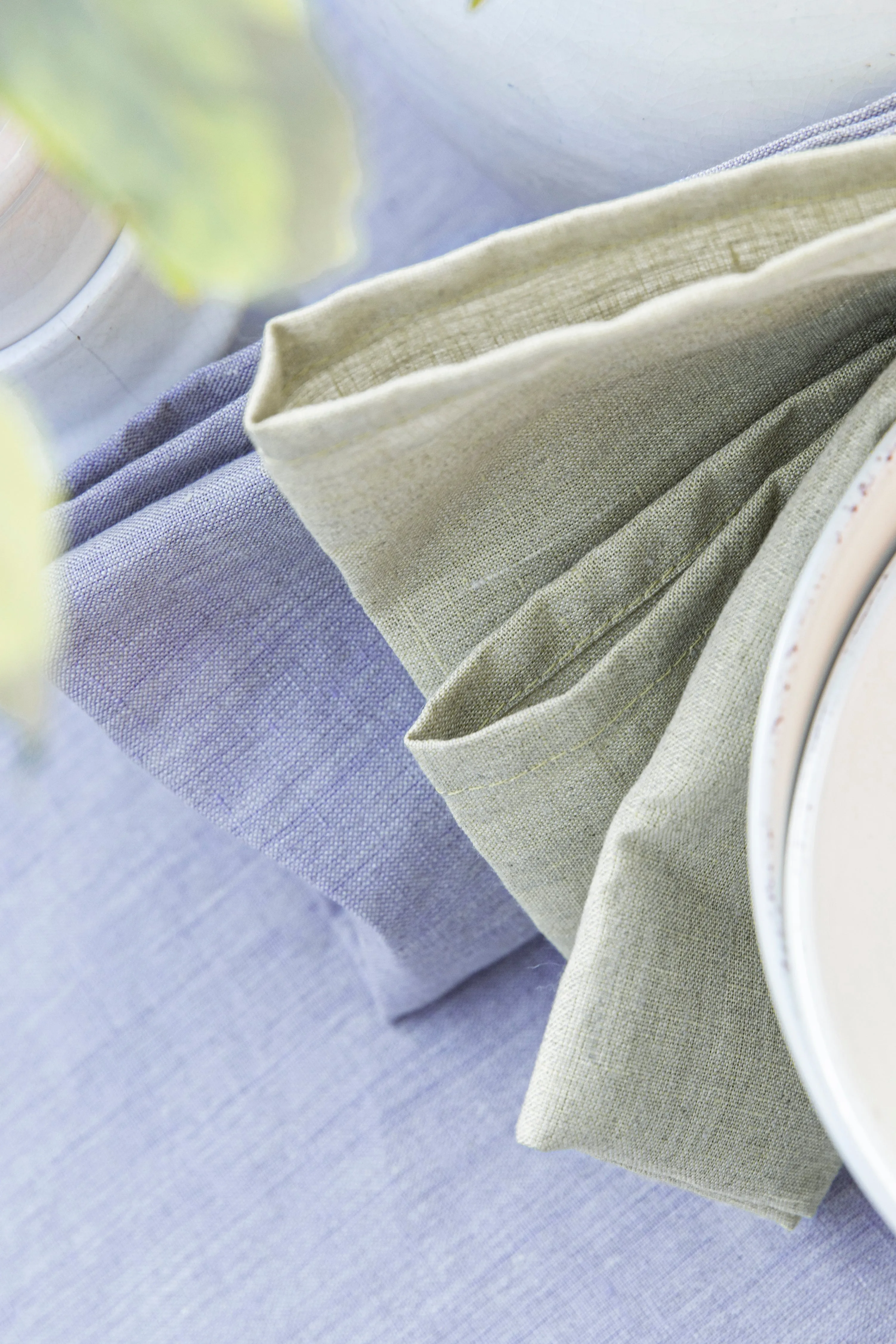 chambray tablecloth