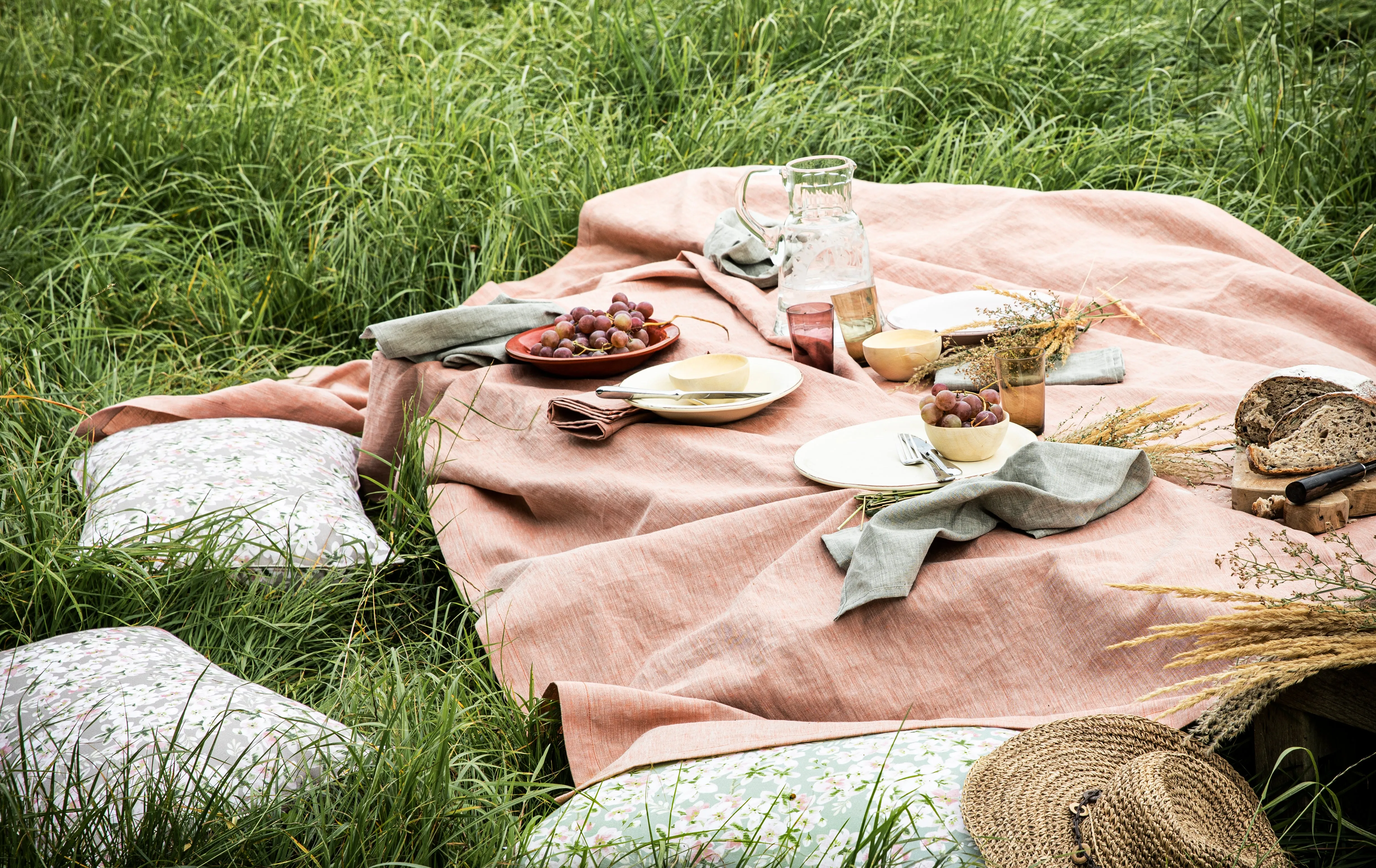 chambray tablecloth