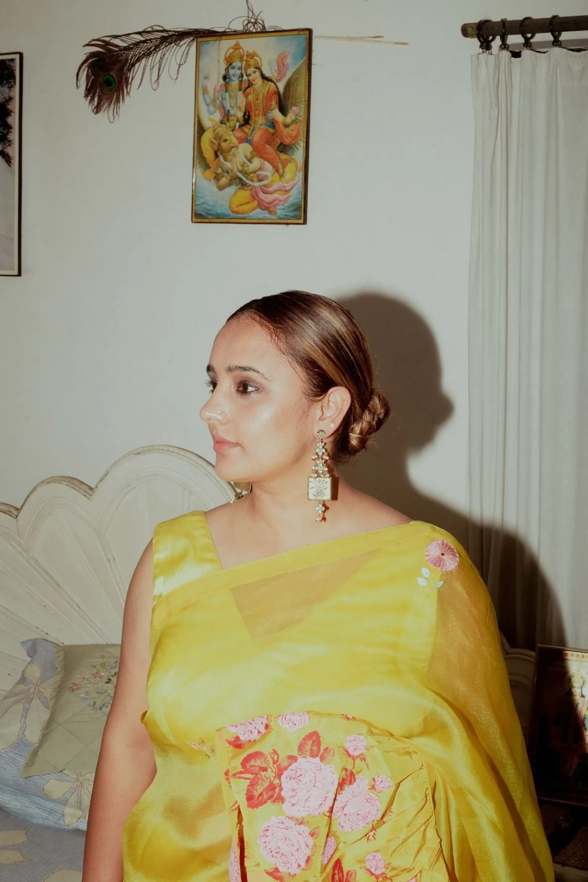 Champai Gulab Saree