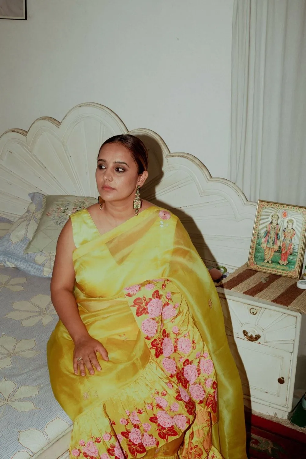 Champai Gulab Saree