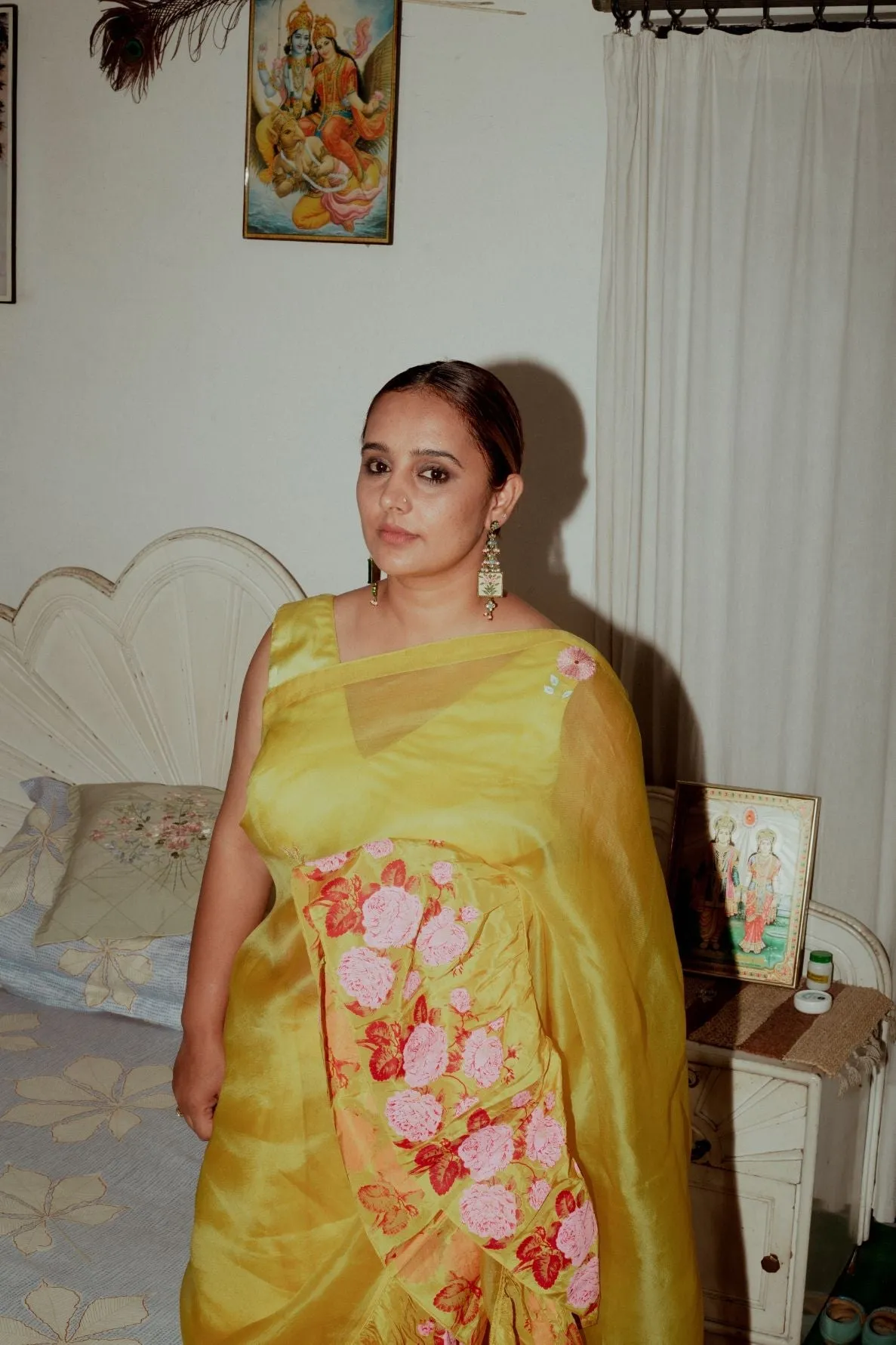 Champai Gulab Saree