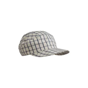 Charles Soft Cap - Y/D check: Blue wave/creme de la creme