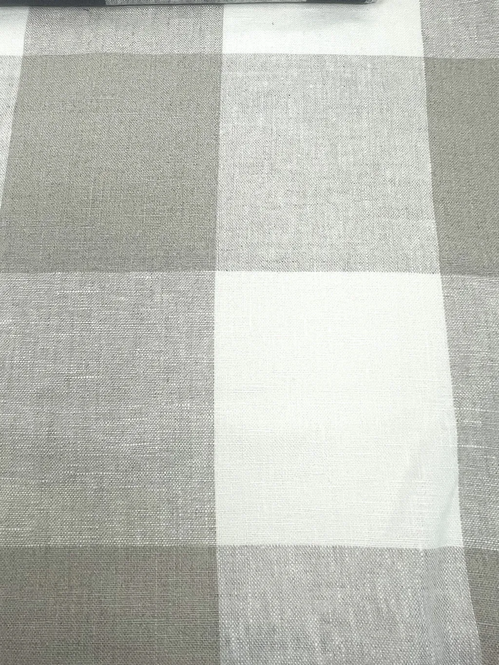 Checkered Multi Color 100% Linen Fabric By The Yard/CL1125