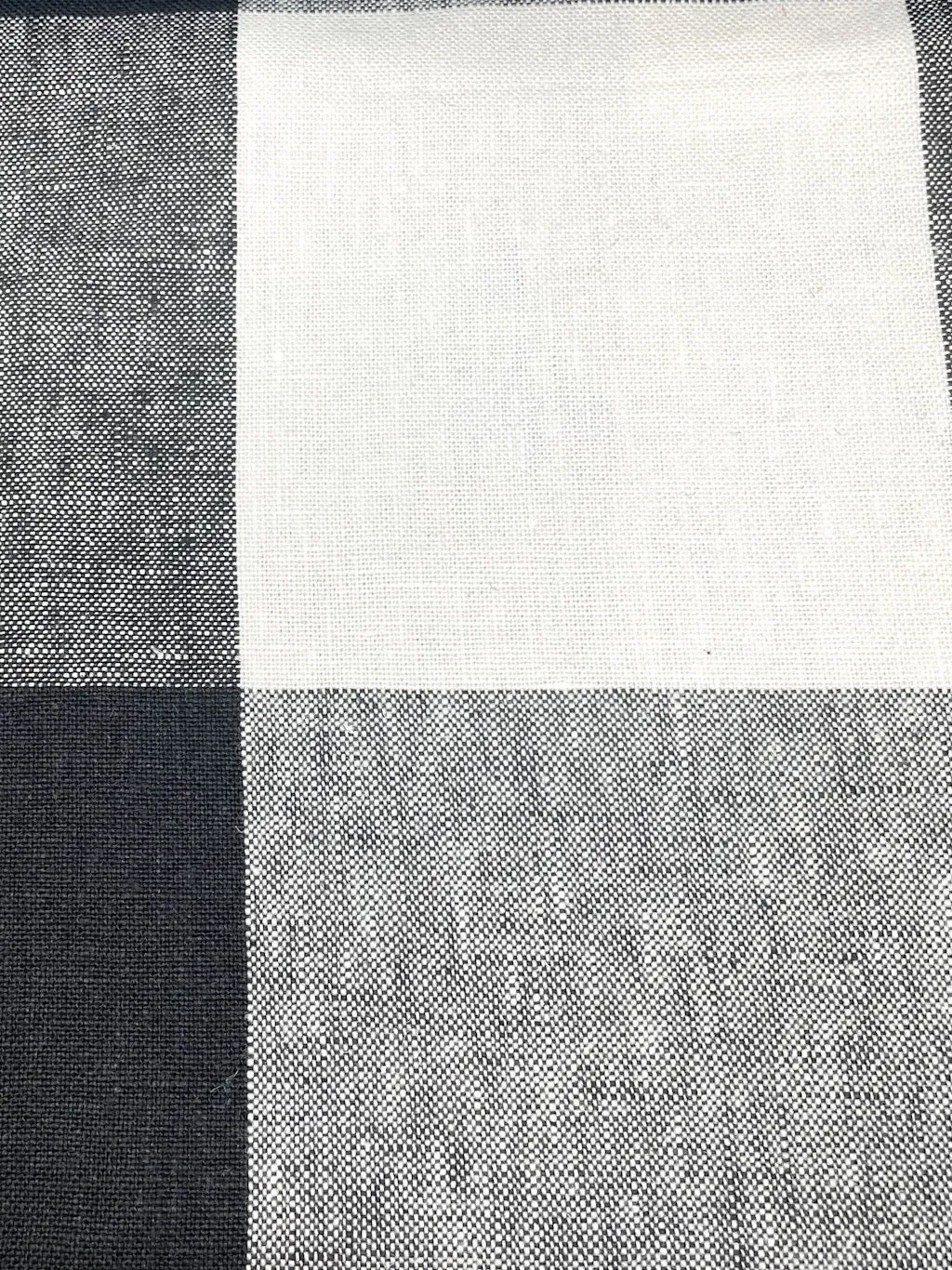 Checkered Multi Color 100% Linen Fabric By The Yard/CL1125