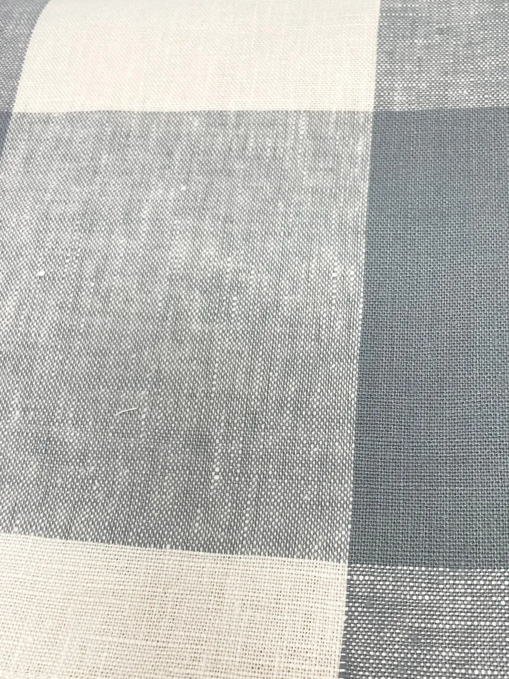 Checkered Multi Color 100% Linen Fabric By The Yard/CL1125