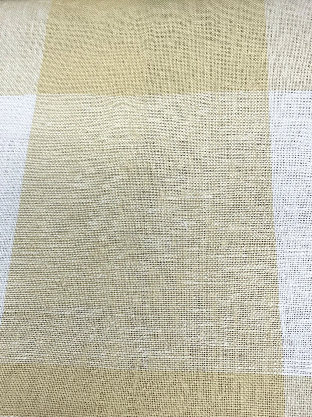 Checkered Multi Color 100% Linen Fabric By The Yard/CL1125