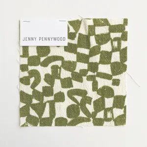 CHECKS in MATCHA - Fabric by the yard