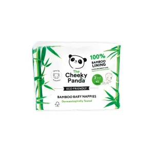 Cheeky Panda Bamboo Baby Nappies T3 6-11kg x40