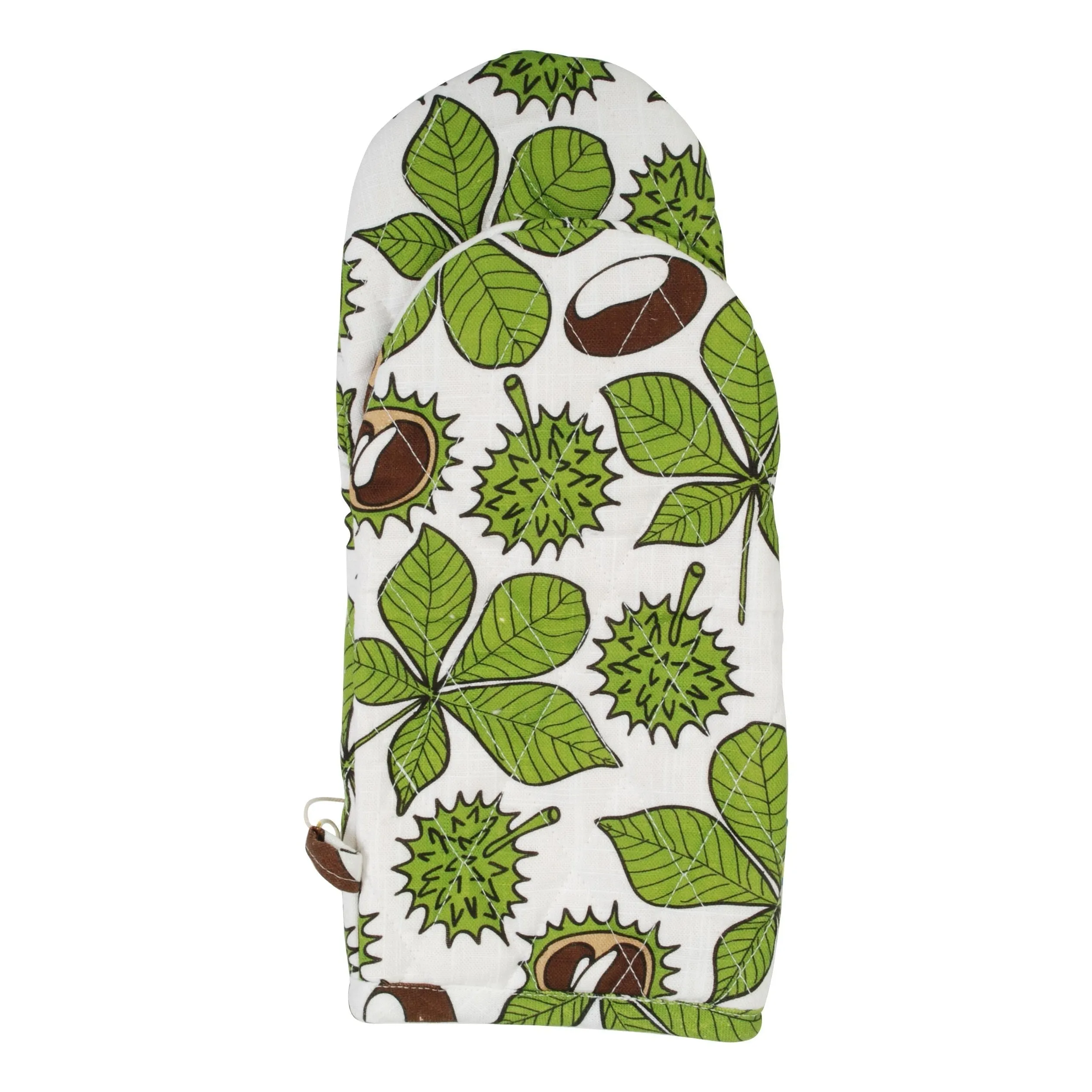 Chestnut Oven Mitt (single - cotton/linen blend)