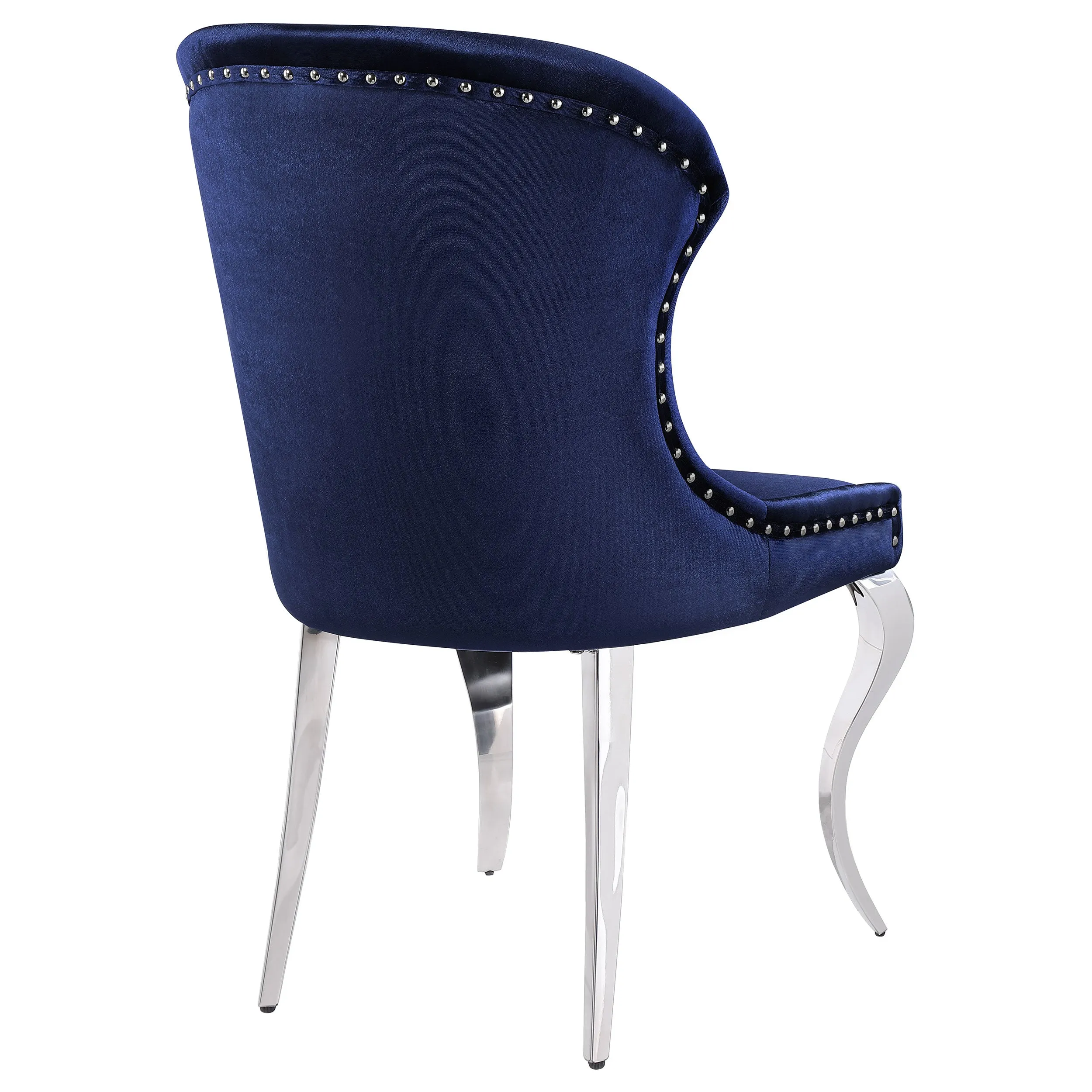 Cheyanne Upholstered Dining Side Chair Ink Blue (Set of 2)