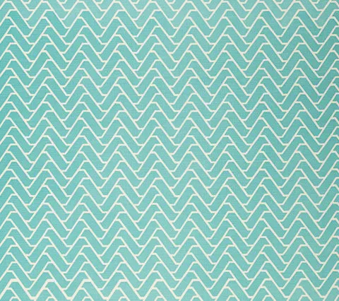 China Seas Fabric: Montego - Custom Turquoise on Tinted Belgian Linen / Cotton