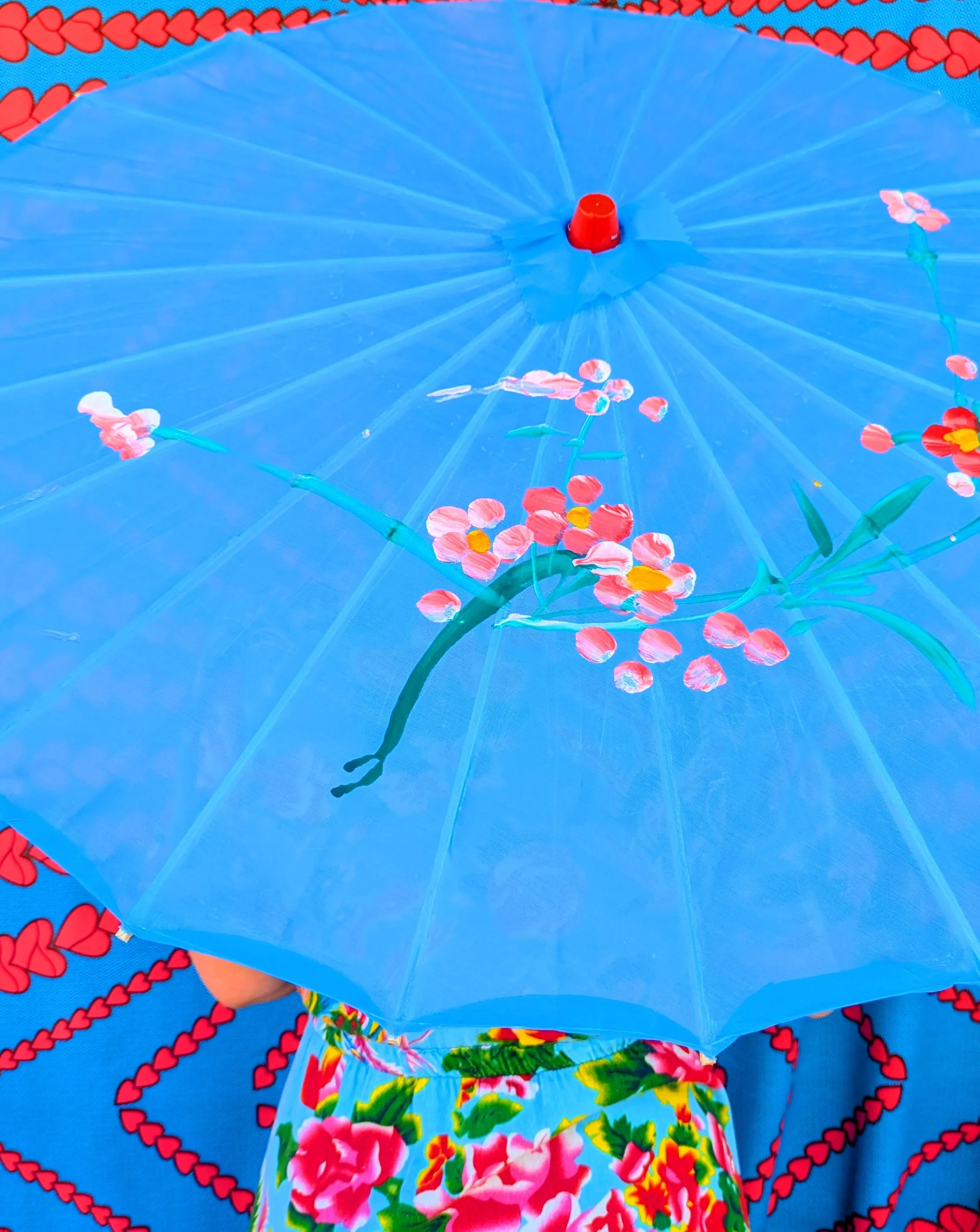 Chinese hand painted parasols