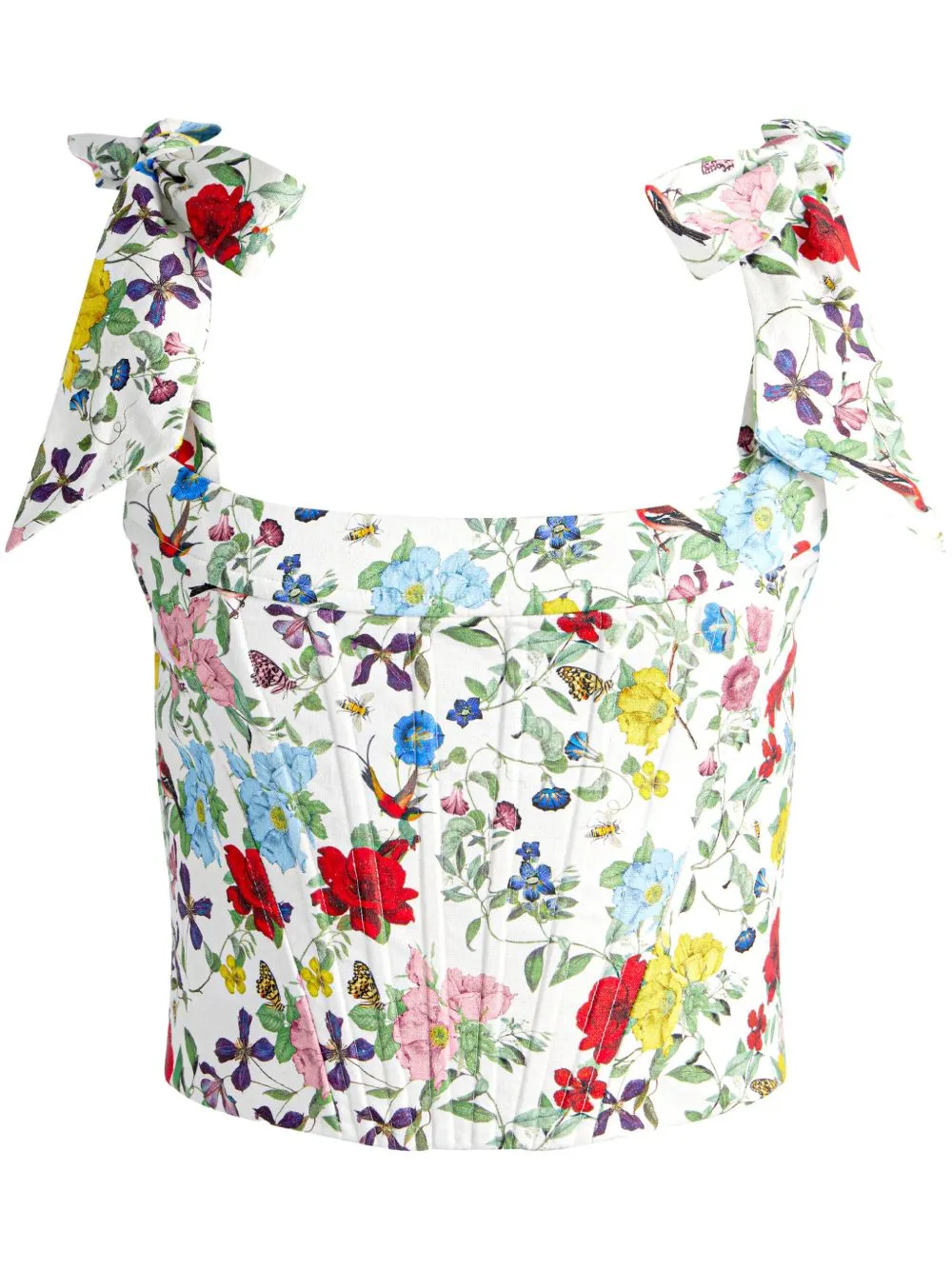 Clara linen and cotton blend top