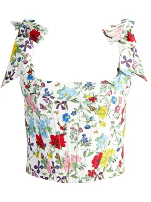 Clara linen and cotton blend top