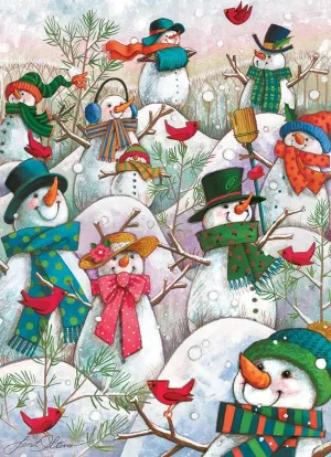 Cobble Hill - 500 Piece - Hill of a Lot of Snowmen