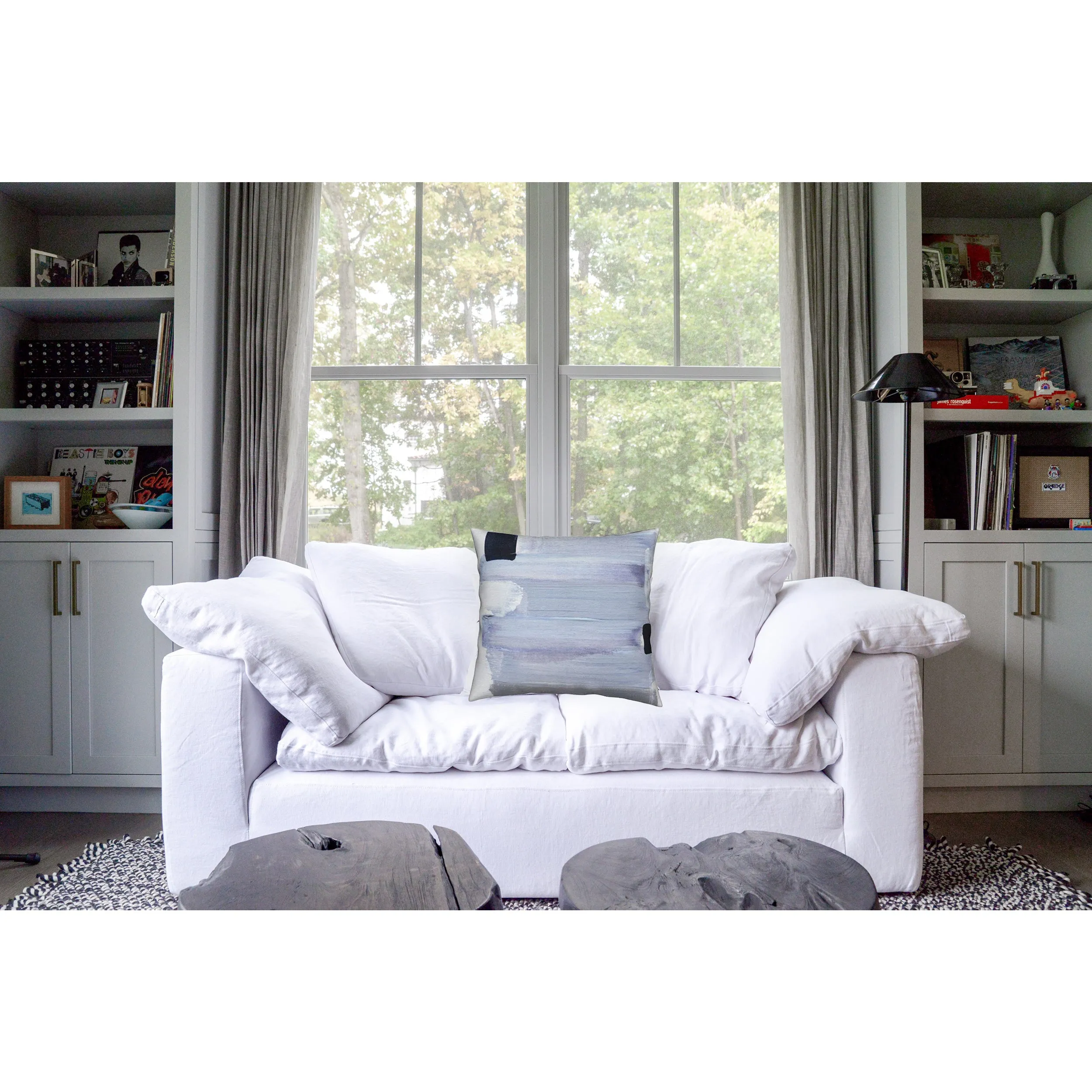 Colors Of Rain Pillow