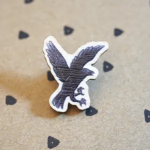 Corvidae | Wooden Pin