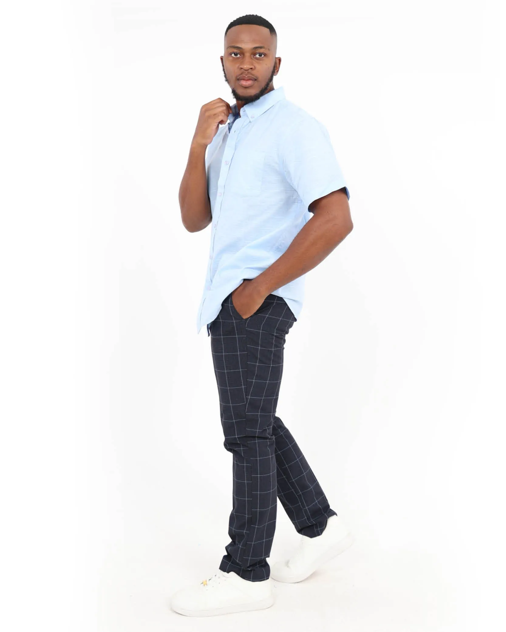 Cotton Linen Blend Slub Shirt