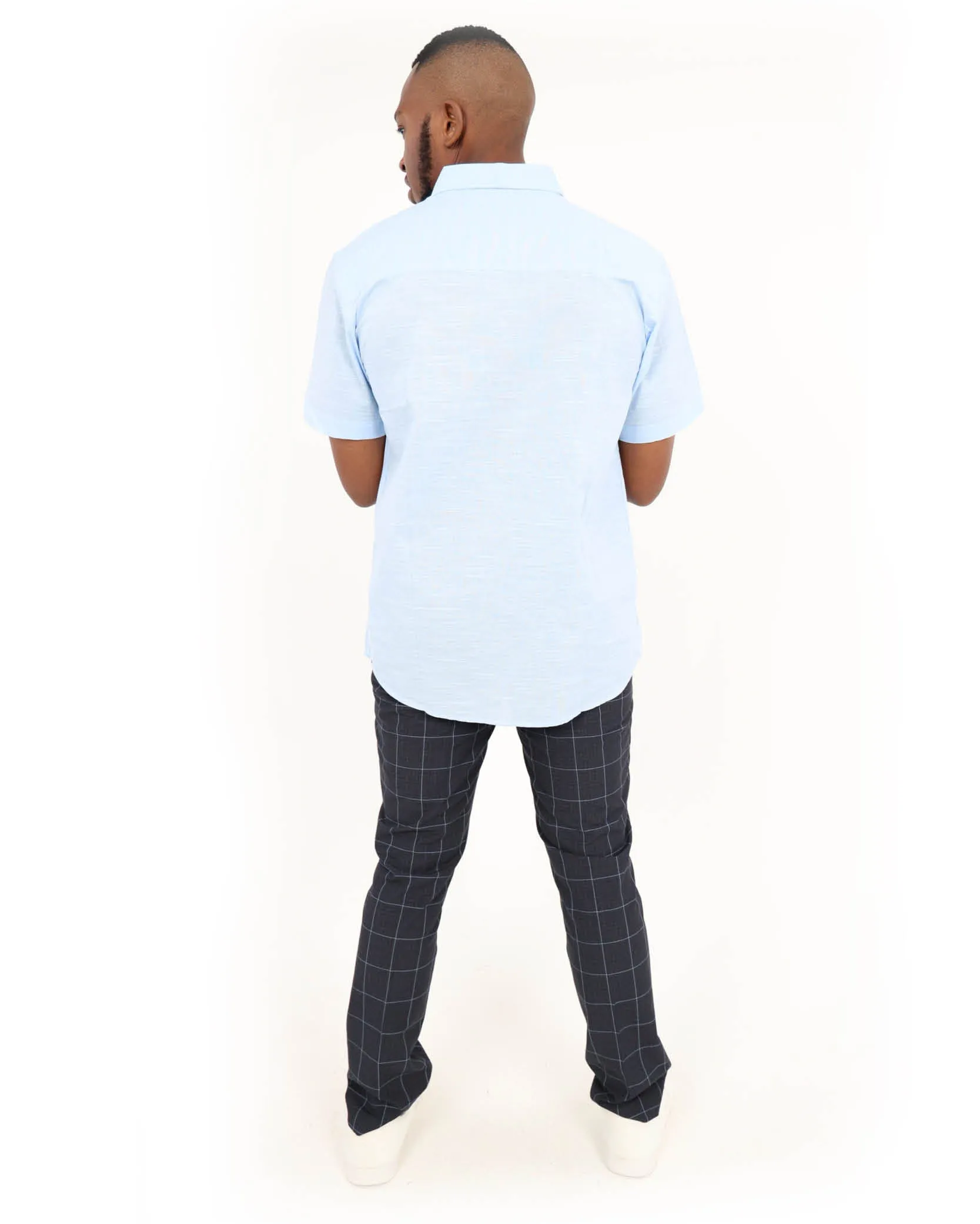 Cotton Linen Blend Slub Shirt