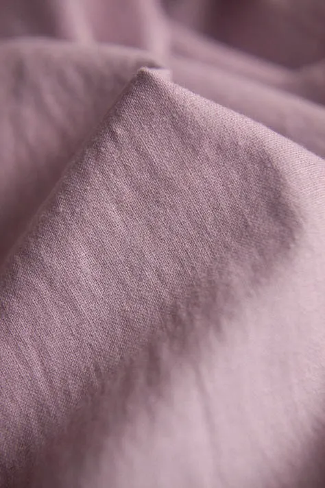 Cotton Linen Blend Solid Colors, Bio Washing, Dusty Purple, Dusty Blue, Emerald Blue, Mint Green , Pink, Natural Beige - By the Yard 18394-1