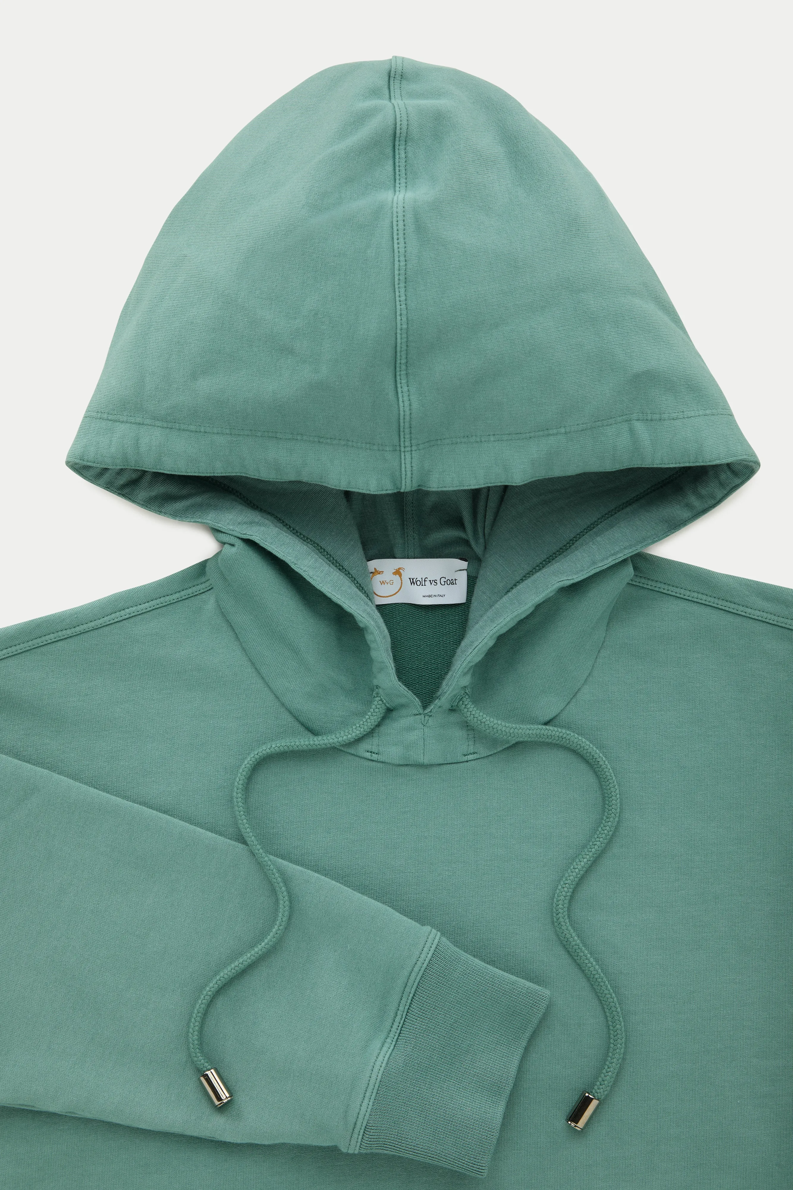 Cotton Modal Hoodie Spruced Up Vintage Effect